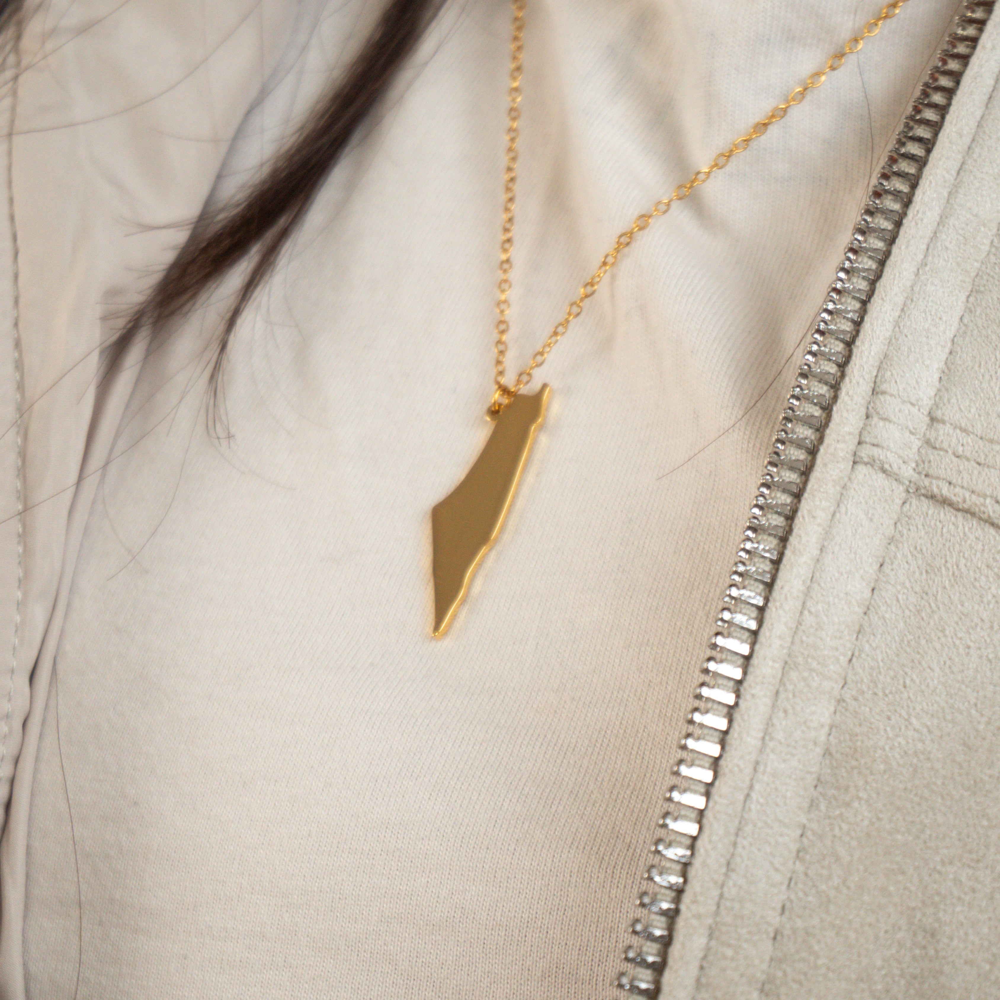 Custom Map Necklace
