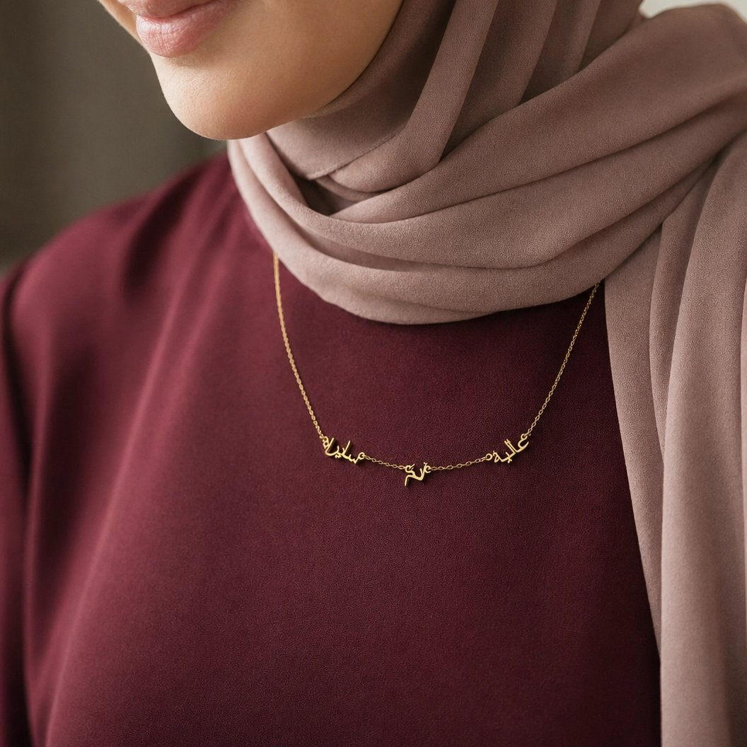 Custom Multi Name Necklace