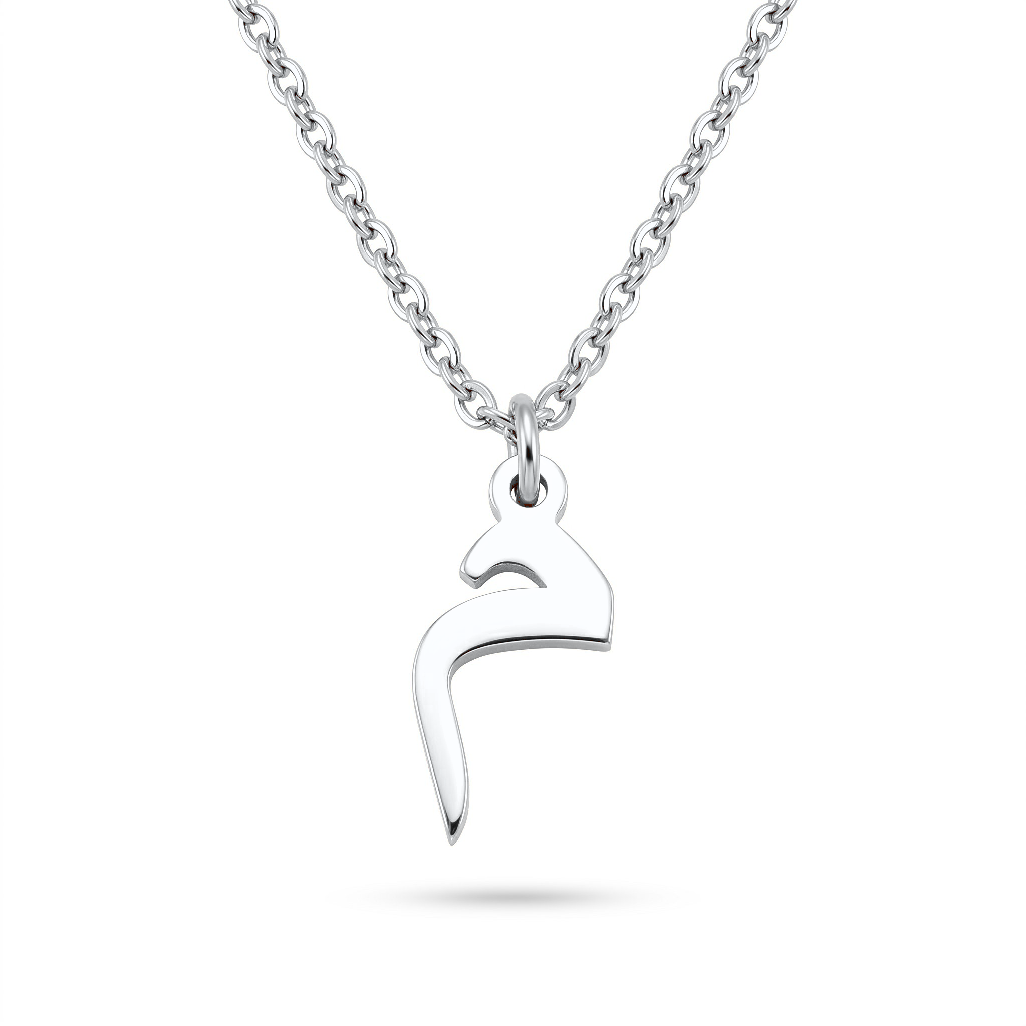 Hanging Arabic Letter Necklace