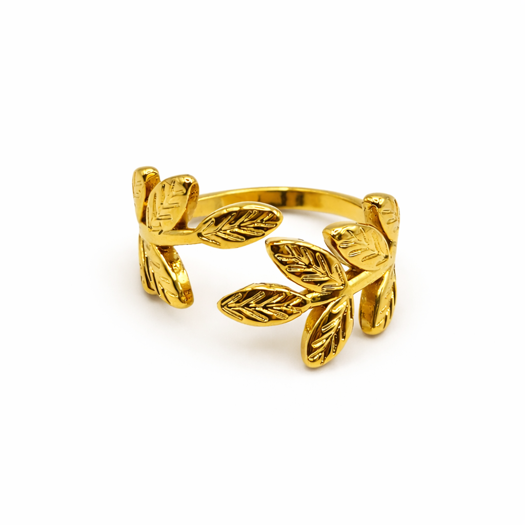 Palestinian Olive Leaf Ring
