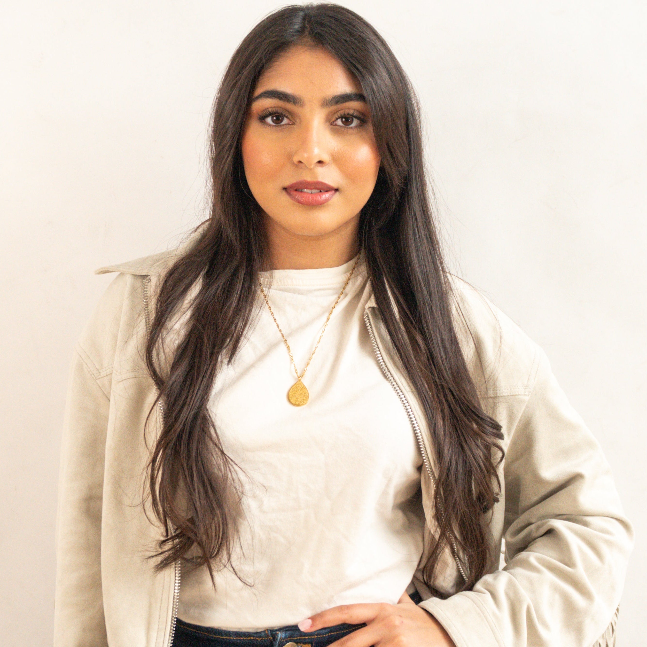 Ayatul Kursi Necklace (Raindrop)