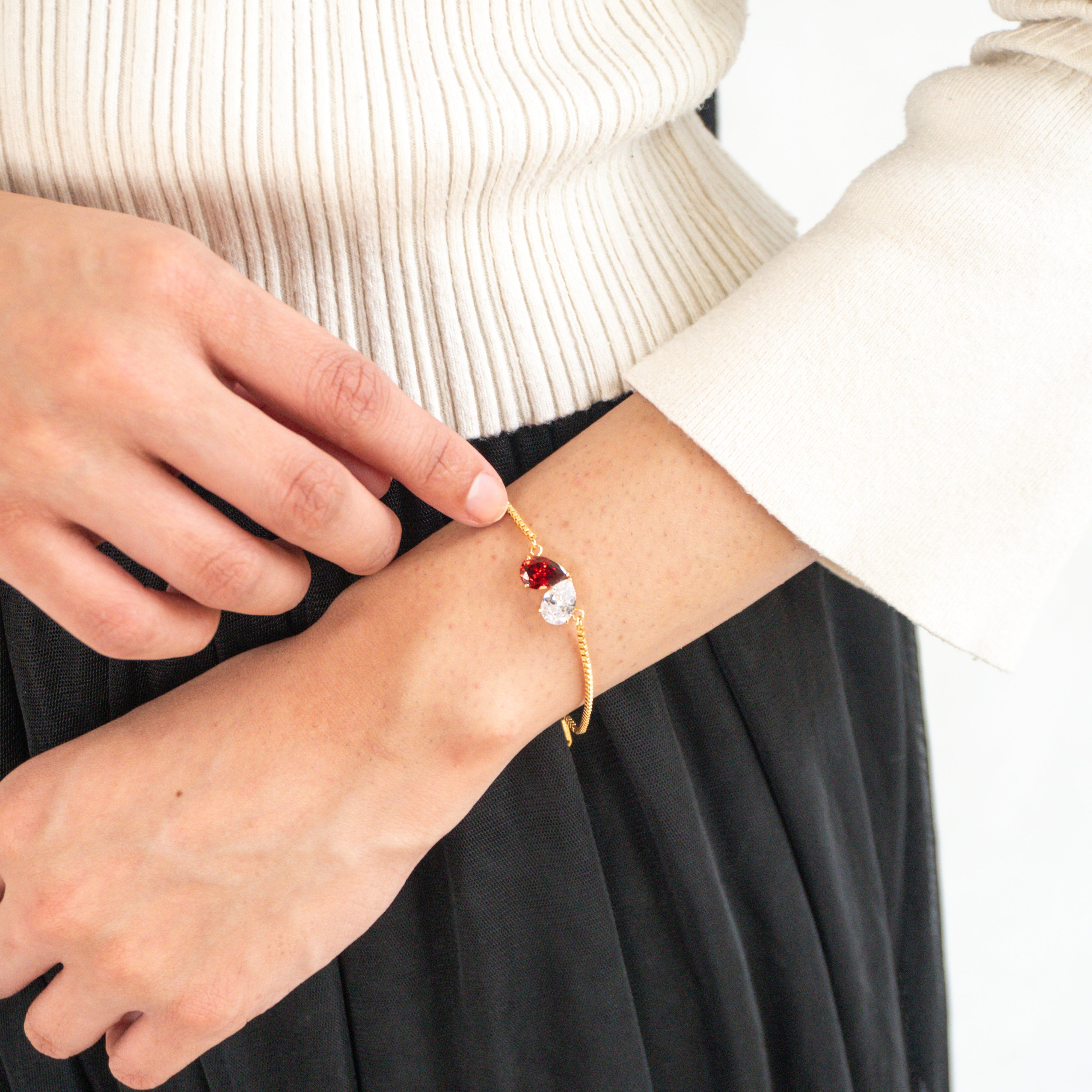 Custom Forever Bond Birthstone Bracelet