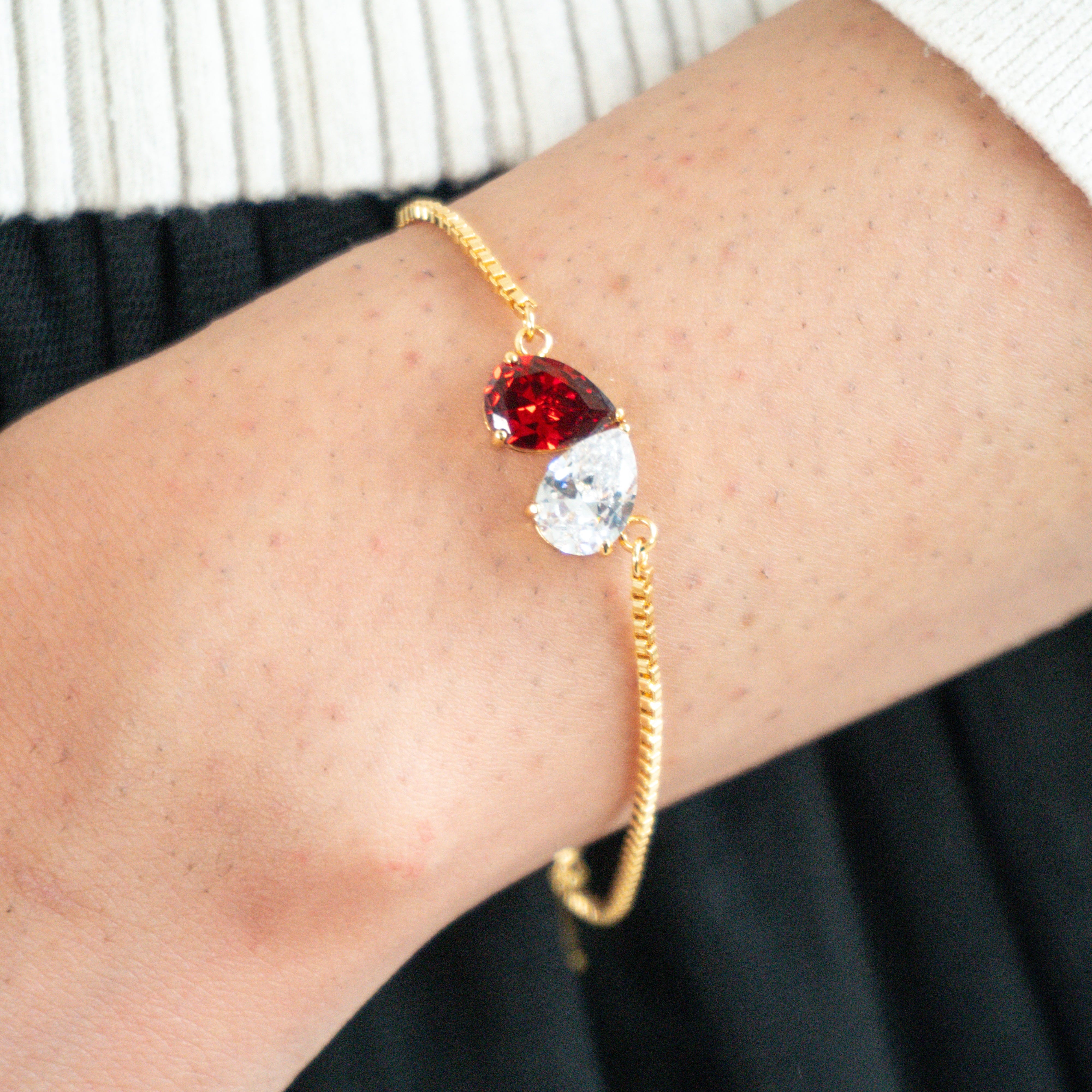 Custom Forever Bond Birthstone Bracelet