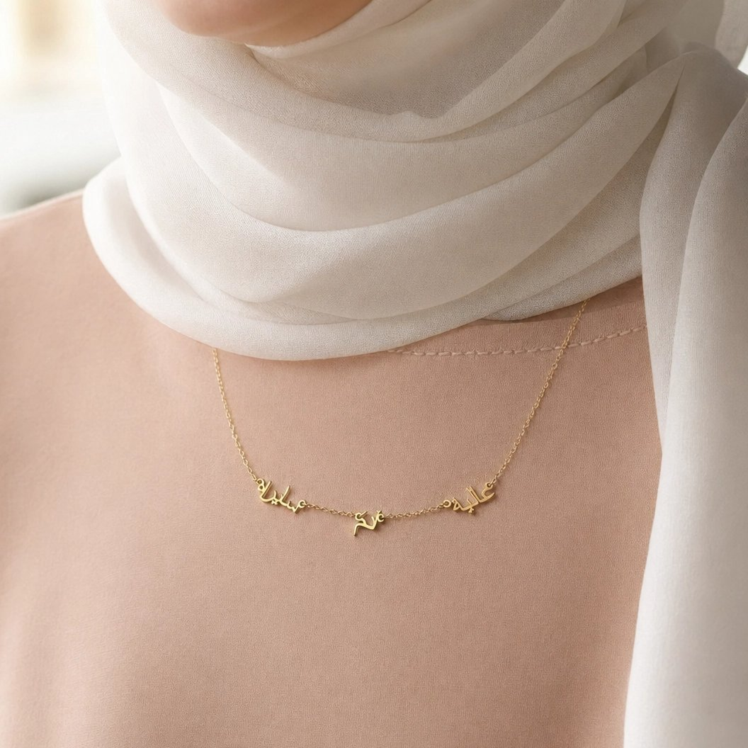 Custom Multi Name Necklace