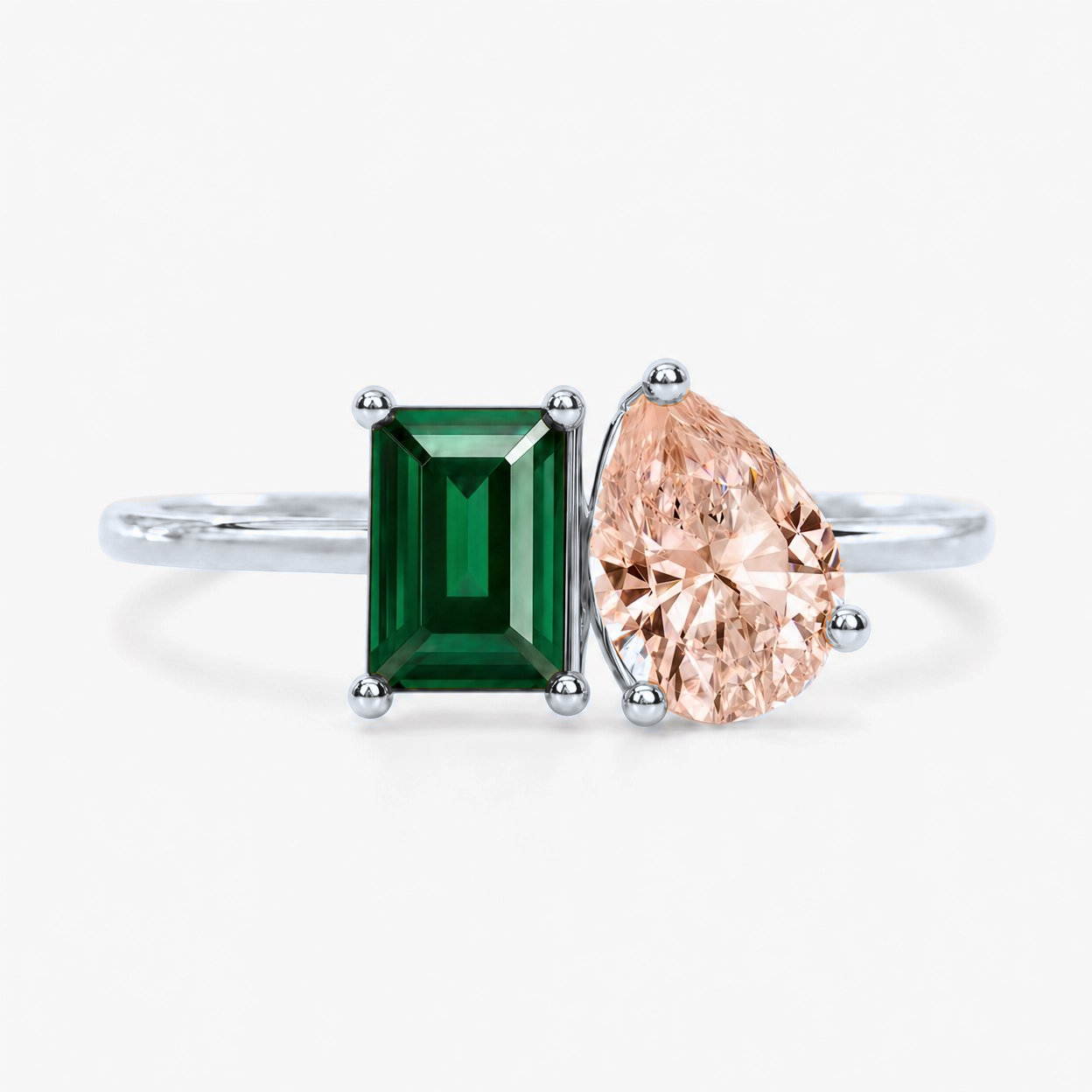 Moi et Toi Birthstone Ring